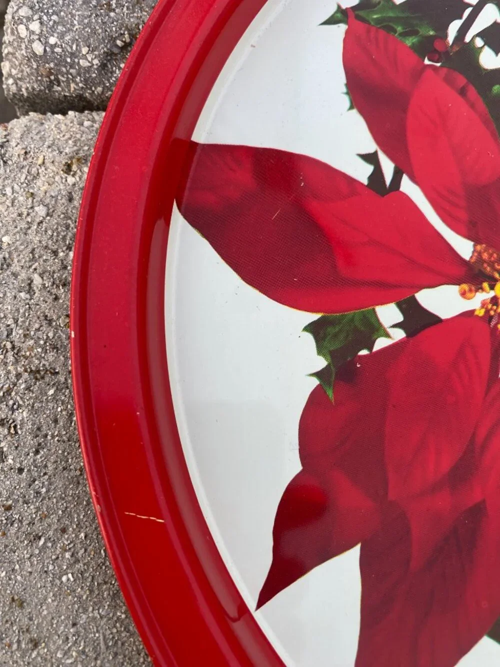 Poinsettia Plate